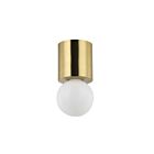 Dainolite Theron TRN-51FH-AGB 1-Light Aged Brass 60W LED Flush Mount
