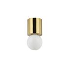 Dainolite Theron TRN-51FH-AGB 1-Light Aged Brass 60W LED Flush Mount
