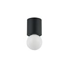 Dainolite Theron TRN-51FH-MB 1-Light Matte Black 60W LED Flush Mount