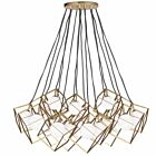 Dainolite Thompson TSN-16P-GLD 16-Lights Gold 400W Halogen Pendant