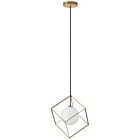Dainolite TSN-1P-GLD Thomson 1-Light 40W Gold Mini Pendant
