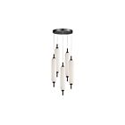 Dainolite TYA-1250LEDP-MB Typha 5-Lights 50W Matte Black Pendant