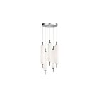 Dainolite TYA-1250LEDP-PC Typha 5-Lights 50W Polished Chrome Pendant