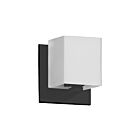 Dainolite V1230-1W-MB Verona 1-Light 60W Matte Black Halogen Wall Sconce