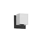 Dainolite V1230-1W-MB Verona 1-Light 60W Matte Black Halogen Wall Sconce