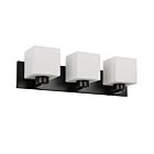 Dainolite VED-223W-MB Veda 3-Lights 180W Matte Black LED Vanity Light 
