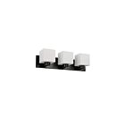 Dainolite VED-223W-MB Veda 3-Lights 180W Matte Black LED Vanity Light 