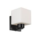 Dainolite VED-51W-MB Veda 1-Light 60W Matte Black Wall Sconce