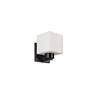 Dainolite VED-51W-MB Veda 1-Light 60W Matte Black Wall Sconce