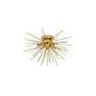 Dainolite VEG-184FH-GLD-VB Vega 4-Lights 160W Gold LED Flush Mount