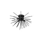 Dainolite VEG-184FH-MB Vega 4-Lights 240W Matte Black Incandescent Flush Mount