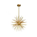 Dainolite VEG-196P-GLD-VB Vega 6-Lights 360W Gold LED Rod Pendant