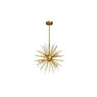 Dainolite VEG-196P-GLD-VB Vega 6-Lights 360W Gold LED Rod Pendant