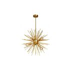 Dainolite VEG-248P-GLD-VB Vega 8-Lights 480W Gold LED Rod Pendant