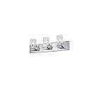 Dainolite VER-243W-PC Veronica 3-Lights 180W Polished Chrome Vanity Light