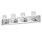 Dainolite VER-324W-PC Veronica 4-Lights 240W Polished Chrome Vanity Light