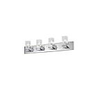 Dainolite VER-324W-PC Veronica 4-Lights 240W Polished Chrome Vanity Light