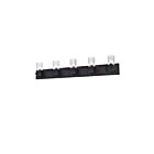 Dainolite VER-405W-MB Veronica 5-Lights 300W Matte Black Vanity Light