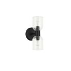 Dainolite VIE-102W-MB Vienna 2-Lights 120W Matte Black Wall Sconce