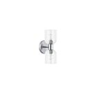 Dainolite VIE-102W-PC Vienna 2-Lights 120W Polished Chrome Wall Sconce