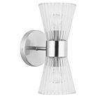 Dainolite VIE-112W-PC Vienna 2-Lights 120W Polished Chrome Wall Sconce