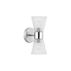 Dainolite VIE-112W-PC Vienna 2-Lights 120W Polished Chrome Wall Sconce