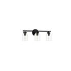 Dainolite VIE-213W-MB Vienna 3-Lights 180W Matte Black Vanity Light