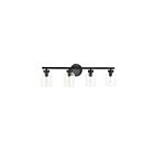 Dainolite VIE-294W-MB Vienna 4-Lights 240W Matte Black Vanity Light
