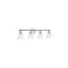 Dainolite VIE-304W-PC Vienna 4-Lights 240W Polished Chrome LED Vanity Light 