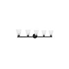 Dainolite VIE-385W-MB Vienna 5-Lights 300W Matte Black LED Vanity Light