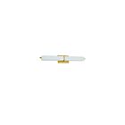 Dainolite VLD-172-24-AGB 1-Light 34W White LED Vanity Light