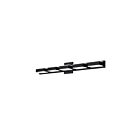 Dainolite VLD-215-5W-MB 5-Lights 25W Matte Black LED Wall Vanity Light