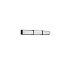 Dainolite VLD-414-MB Winston 1-Light 50W Matte Black LED Vanity Light