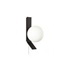 Dainolite Valemont VMT-51W-MB 1-Light Opal White 40W LED Halogen Wall Sconce