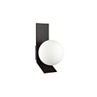 Dainolite Valemont VMT-81W-MB 1-Light Opal White 40W LED Halogen Wall Sconce