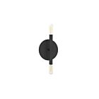 Dainolite WAN-132W-MB Wand 2-Lights 120W Matte Black Incandescent Wall Sconce
