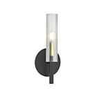 Dainolite WAN-171W-MB-AGB-FR Wand 1-Light 60W Matte Black Wall Sconce