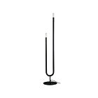 Dainolite WAN-602F-MB Wand 2-Lights 120W Matte Black Floor Lamp