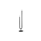 Dainolite WAN-602F-MB Wand 2-Lights 120W Matte Black Floor Lamp