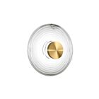 Dainolite WFD-1812LEDW-AGB-CLR Windfeild 12W Aged Brass LED Wall Sconce