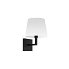 Dainolite WHN-91W-MB-WH Whitney 1-Light 6W White Incandescent Wall Sconce