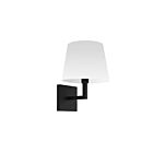 Dainolite WHN-91W-MB-WH Whitney 1-Light 6W White Incandescent Wall Sconce