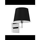 Dainolite WHN-91W-PC-BK Whitney 1-Light 6W Black Incandescent Wall Sconce