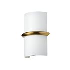 Dainolite WLC-914LEDW-AGB Wallace 2-Lights 14W White Wall Sconce