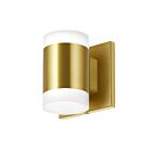 Dainolite WLS-514LEDW-AGB Wilson 2-Lights 14W Aged Brass Wall Sconce