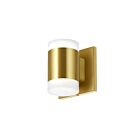 Dainolite WLS-514LEDW-AGB Wilson 2-Lights 14W Aged Brass Wall Sconce