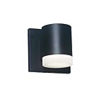Dainolite WLS-57LEDW-MB Wilson 1-Light 7W Matte Black LED Wall Sconce 3000K