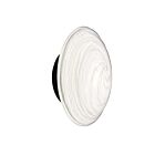 Dainolite WNA-75LEDW-MB-SWL Wenona 1-Light 5W White and Matte Black LED Wall Sconce 3000K