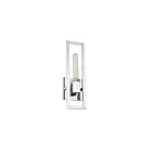 Dainolite WTS-141W-PC Wisteria 1-Light 60W Polished Chrome Incandescent Wall Sconce