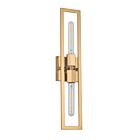 Dainolite WTS-222W-AGB Wisteria 1-Light 120W Aged Brass Incandescent Wall Sconce